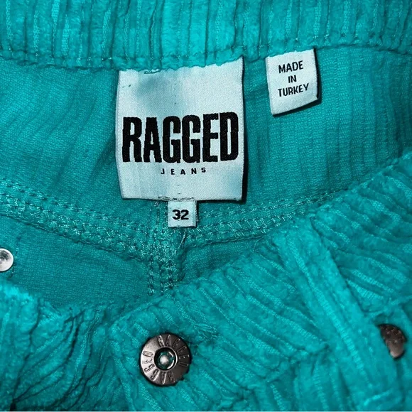 THE RAGGED PRIEST Teal Mom Cords - Picture 4 of 6